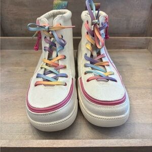 BILLY Footwear Classic Lace High-Top Sneaker - Kids' big kids Sz 7 new rainbow